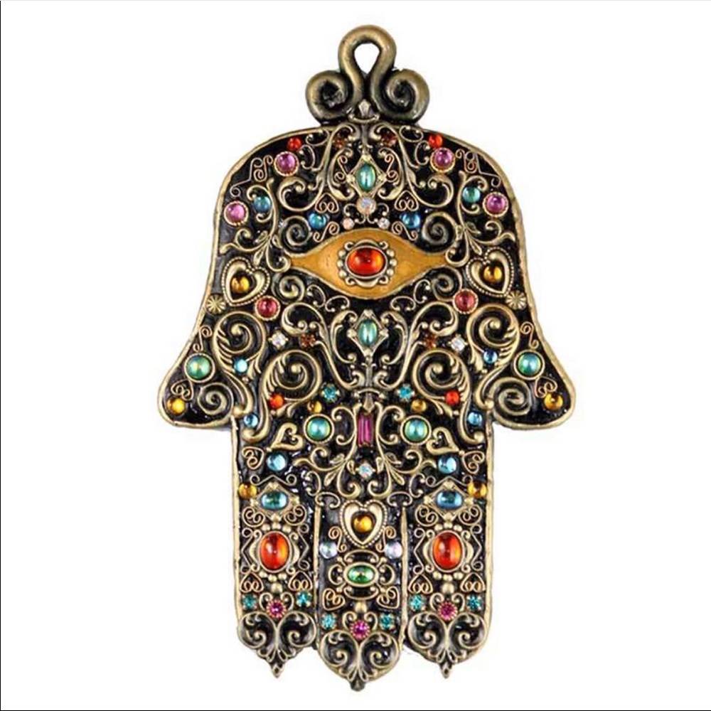 💝Black and Gold Wall Hamsa💝